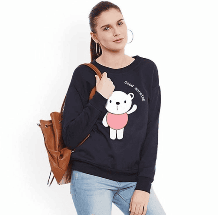 Good Morning Bear Funky Sweatshirt Good Morning Bear Funky Sweatshirt